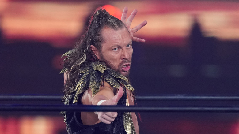 Kenny Omega in ring during 2025's NJPW WrestleDream