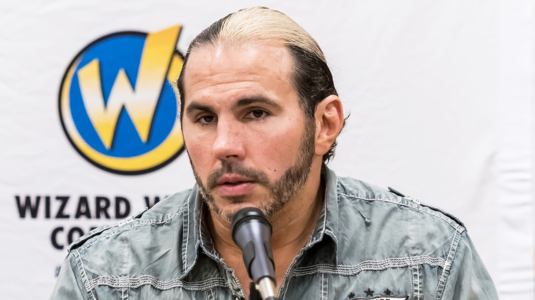 Matt Hardy sitting