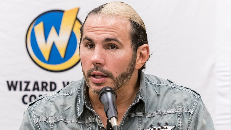 Matt Hardy speaking