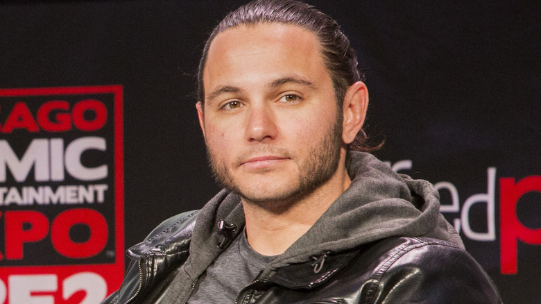 Matt Jackson wearing a grey-hooded jacket