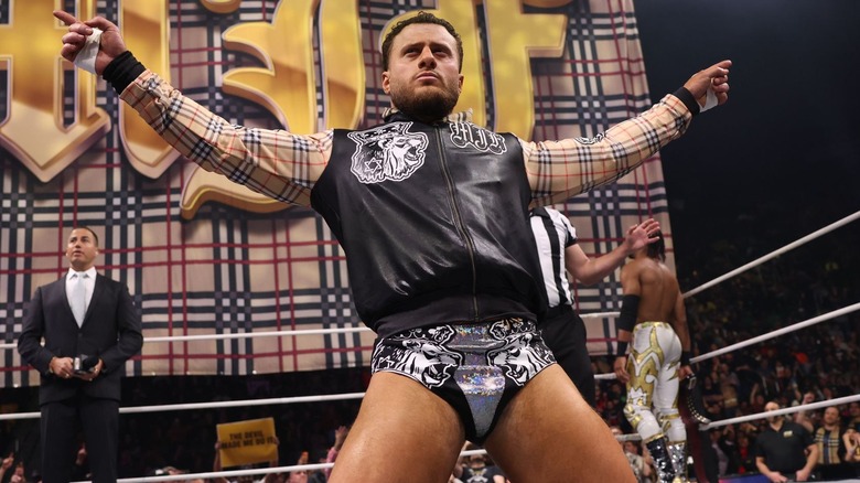 MJF in the ring on AEW Dynamite