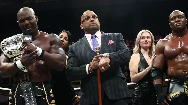 Shelton Benjamin, MVP, and Bobby Lashley