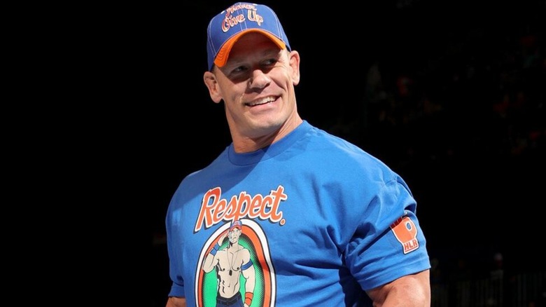 John Cena during his 16th WWE Championship reign.