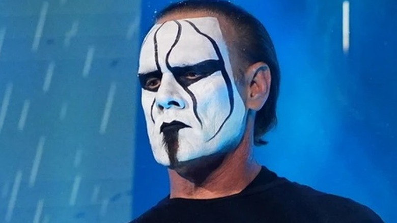 Sting looking down