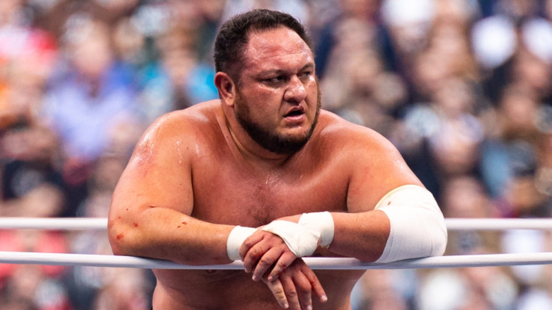 Samoa Joe taking a break from beating up CM Punk