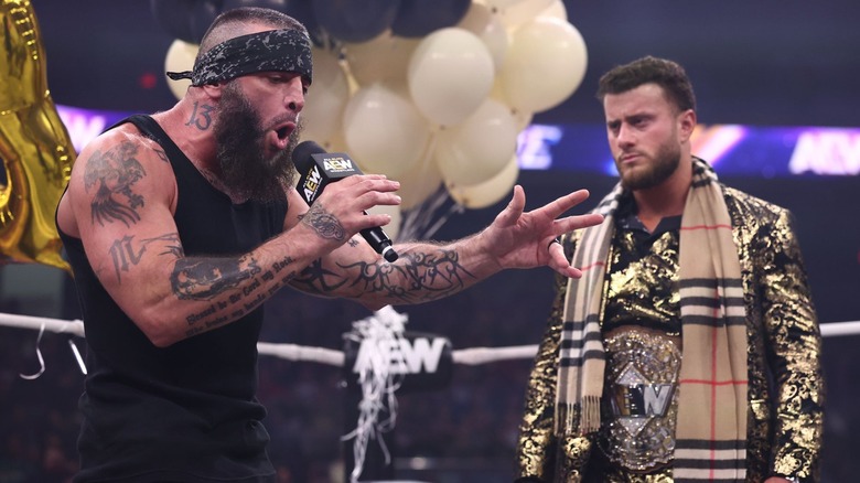 Mark Briscoe and MJF on AEW Dynamite