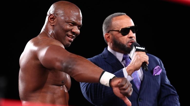 Shelton Benjamin and MVP on AEW Collision