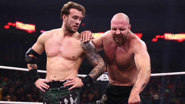 Will Ospreay and Jon Moxley on AEW Collision
