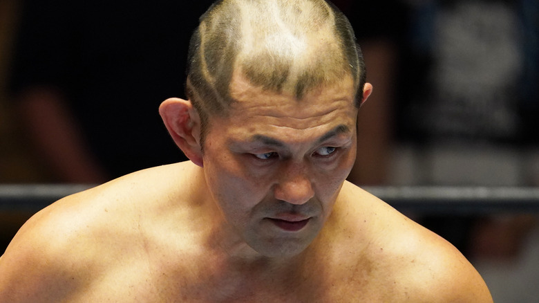 Minoru Suzuki stares