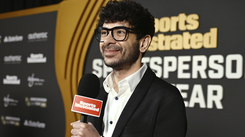 Tony Khan attending the Sports Illustrated Sportsperson of the Year Ceremony, January 2026.