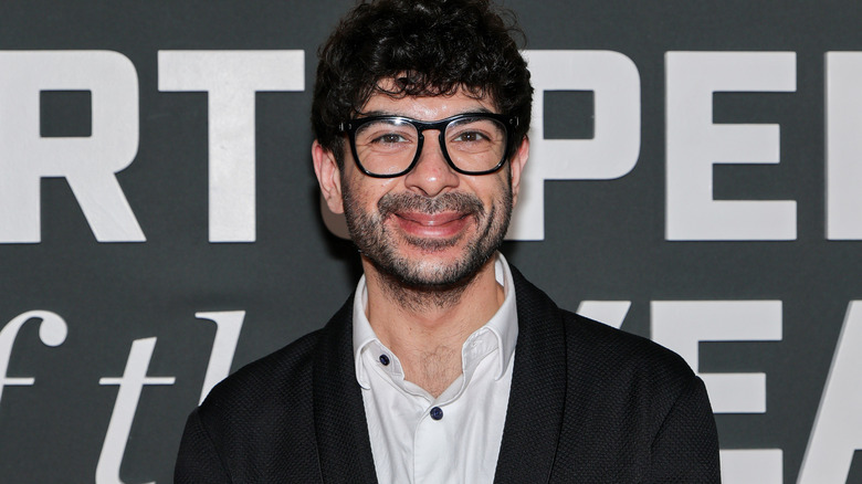 Tony Khan on the red carpet