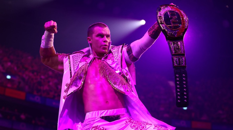 Kyle Fletcher makes his entrance