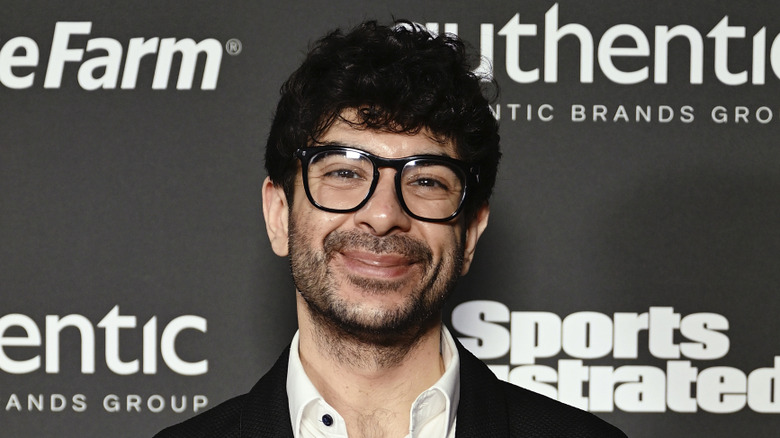 Tony Khan having a grin