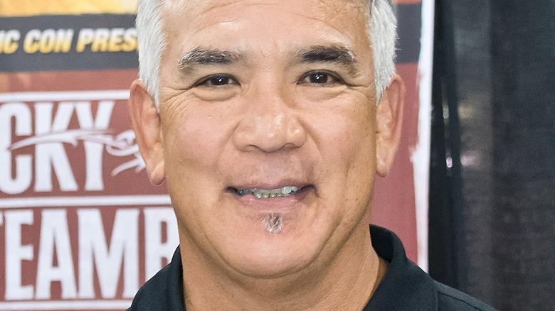 Ricky Steamboat smiling