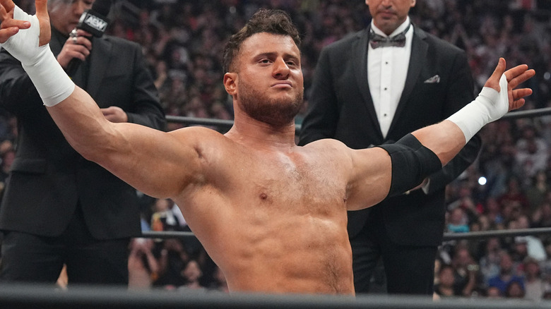 MJF poses