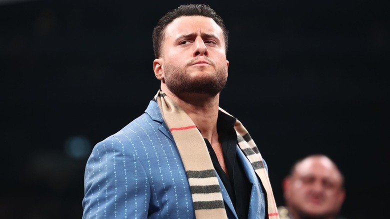 MJF looking smug