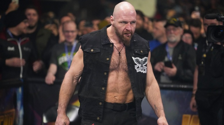 Jon Moxley makes an entrance