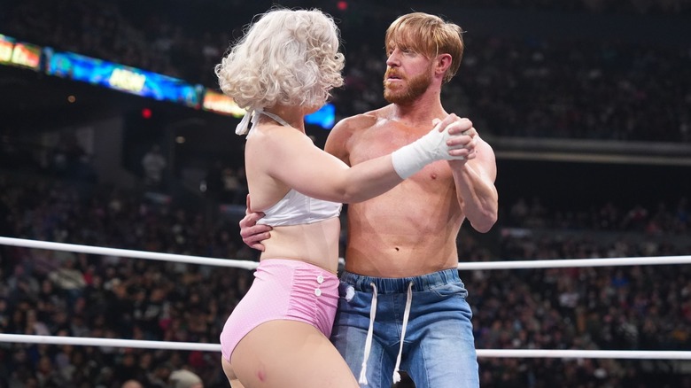 Toni Storm dances with Orange Cassidy