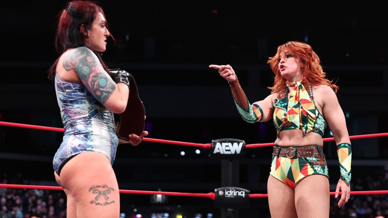 Kris Statlander and Jamie Hayter on AEW Collision