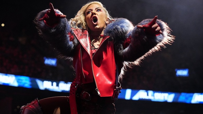 Thekla makes an electrifying entrance at "AEW: All Out."
