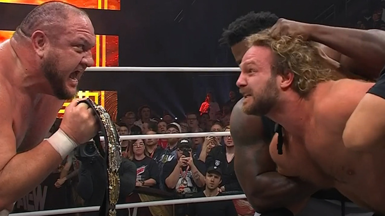 Samoa Joe and The Opps turn on "Hangman" Adam Page