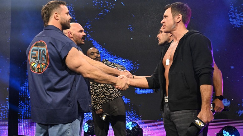 FTR and The Motor City Machine Guns on AEW Dynamite