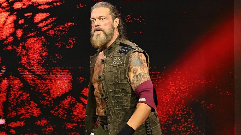 Adam Copeland makes his entrance on AEW Dynamite