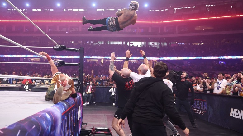 Darby Allin and The Death Riders at AEW All In Texas 2025