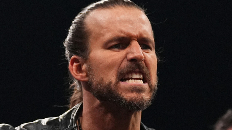 Adam Cole looking angry