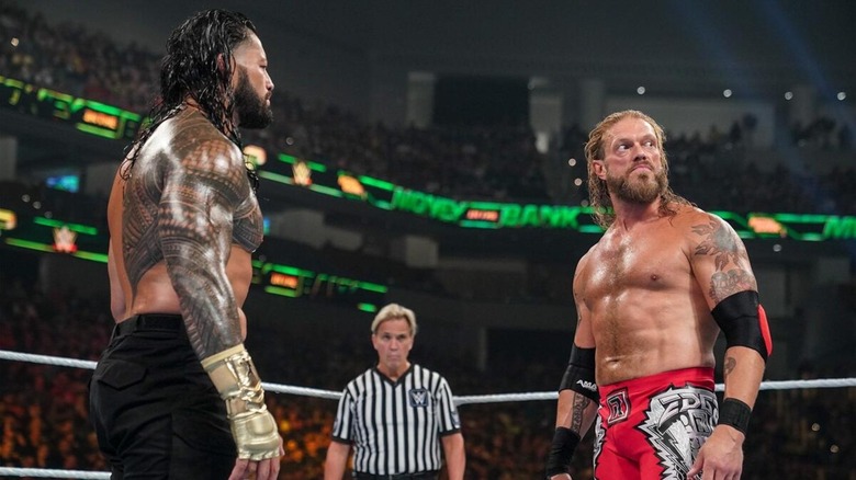 Roman Reigns and Edge in WWE
