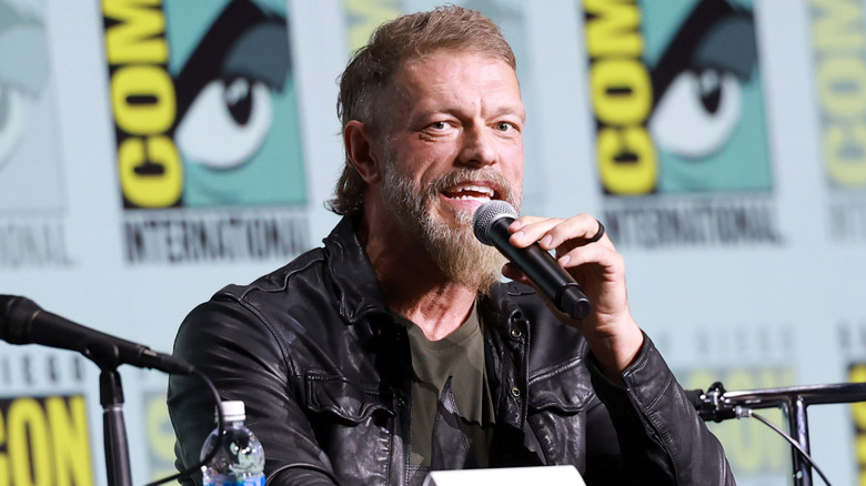 Adam Copeland at a comic convention panel