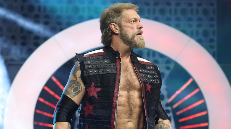 Adam Copeland makes his entrance in AEW
