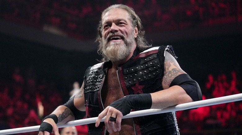 Adam Copeland smiling on AEW