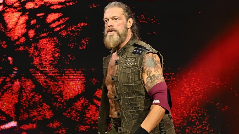 Adam Copeland makes his entrance in AEW
