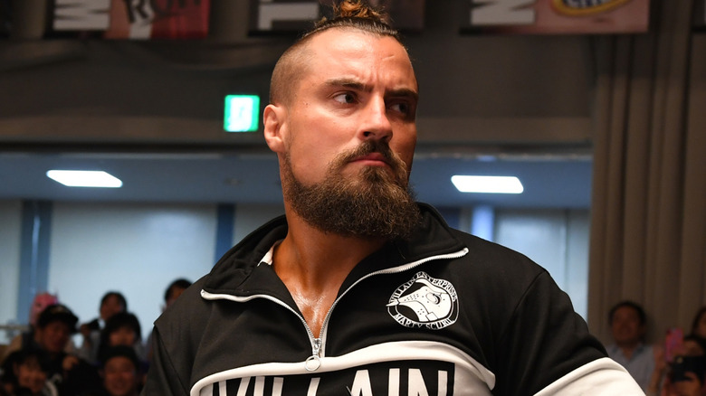 Marty Scurll enters the ring during New Japan Pro Wrestling's 'Best Of Super Jr.' May, 2019.