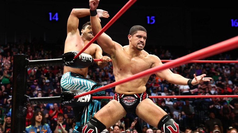 Anthony Bowens and Max Caster on AEW Collision