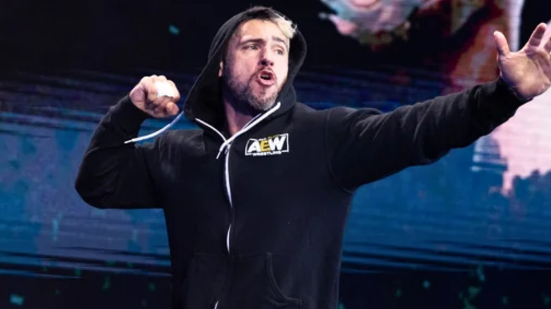 Anthong Henry wearing a black hoodie