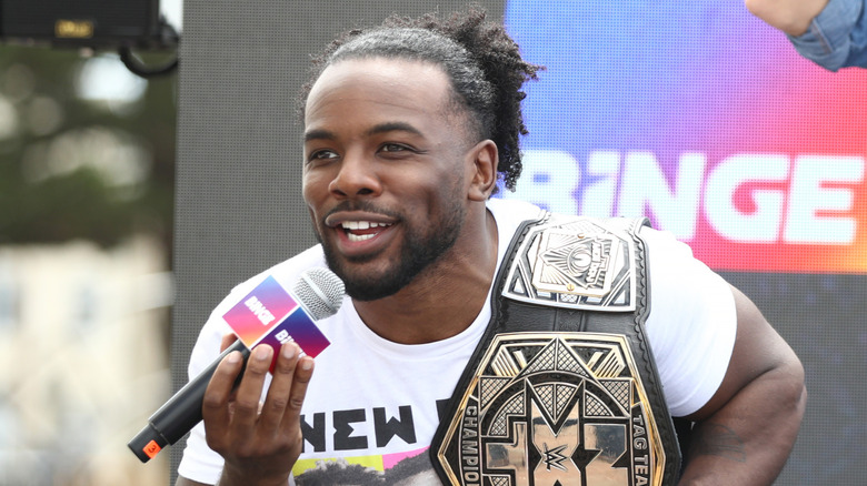 Austin Creed when he was an NXT Tag Team Champion