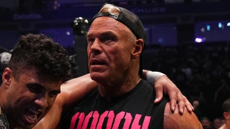 Billy Gunn bewildered that Max Caster is right next to him