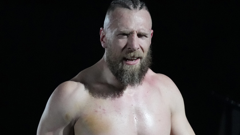 Bryan Danielson is squinting his eyes