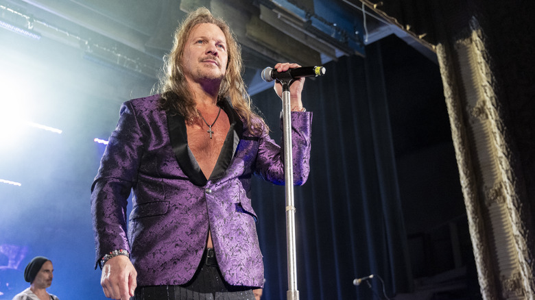 Chris Jericho performs as part of Fozzy