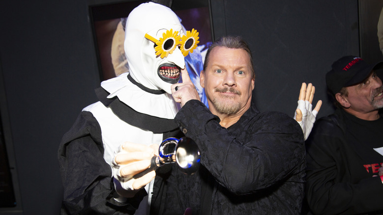 Chris Jericho posing