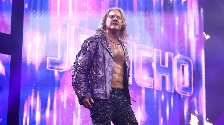 Chris Jericho making his entrance in AEW