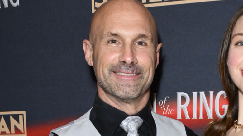 Christopher Daniels is smiling