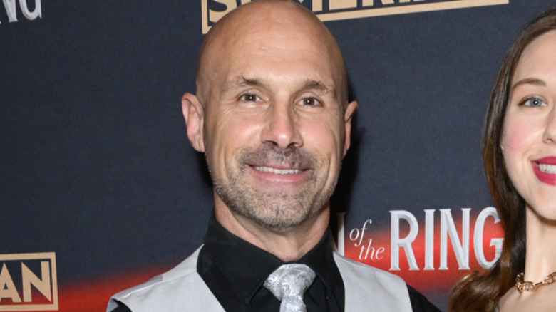 Christopher Daniels is smiling