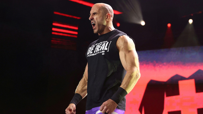 Claudio Castagnoli walking to the ring