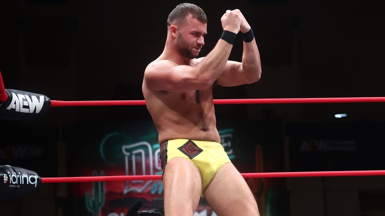 Daniel Garcia dancing in the ring