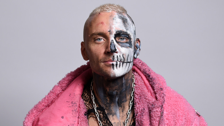 Darby Allin poses in the IMDboat Exclusive Portrait Studio at San Diego Comic-Con 2024