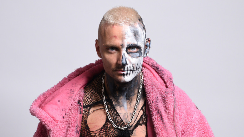 Darby Allin in his pink jacket