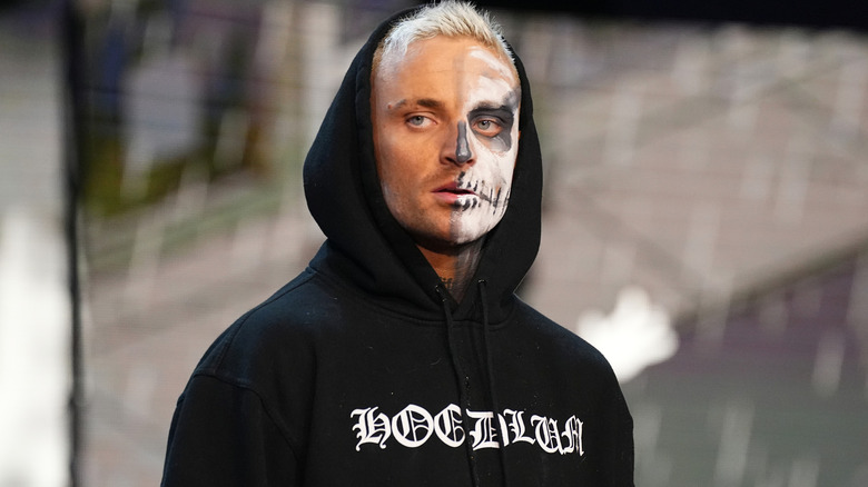 Darby Allin wearing face paint